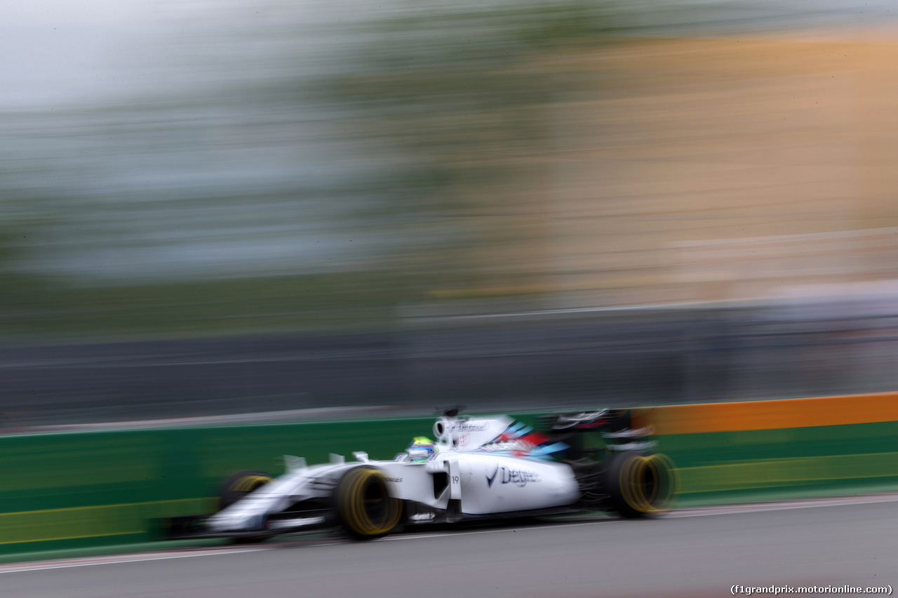 GP CANADA, 05.06.2015 - Prove Libere 2, Felipe Massa (BRA) Williams F1 Team FW37