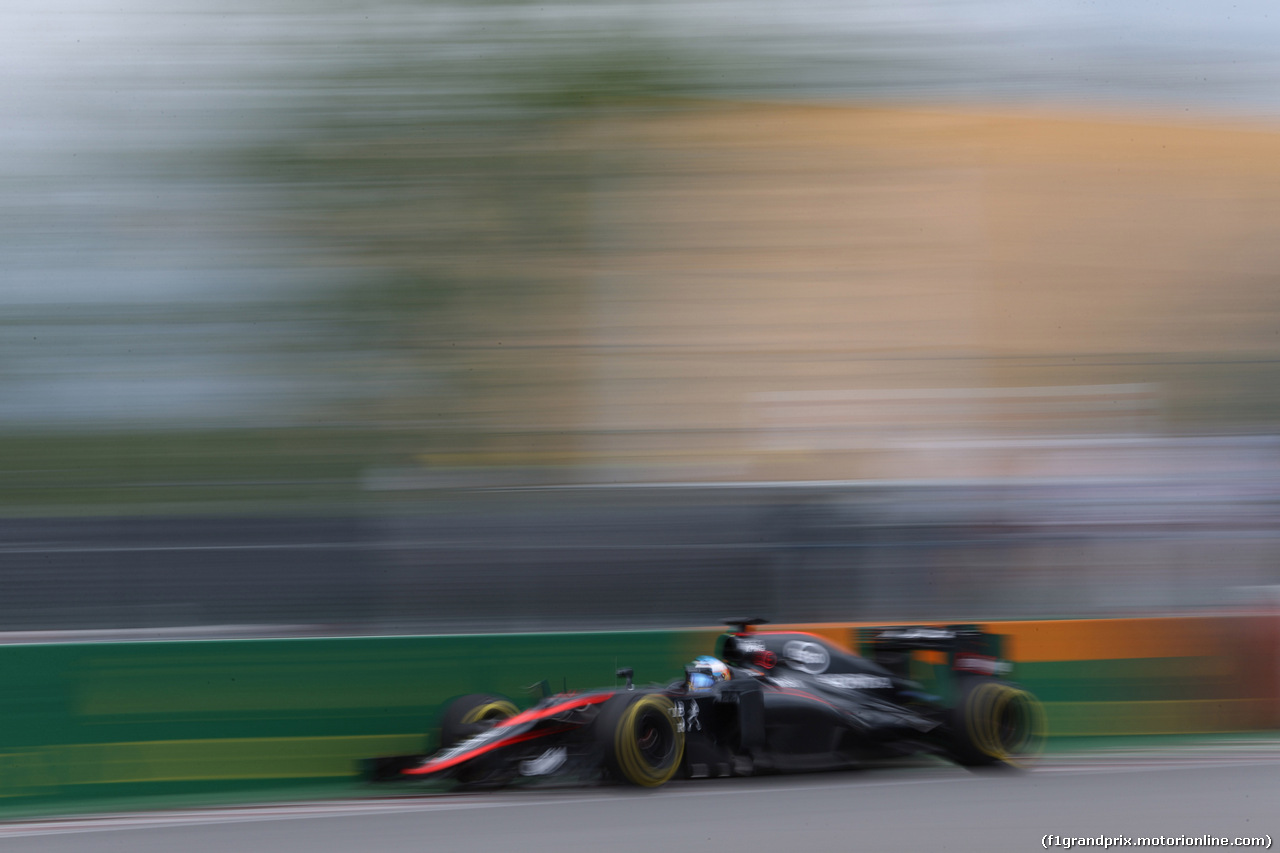 GP CANADA, 05.06.2015 - Prove Libere 2, Fernando Alonso (ESP) McLaren Honda MP4-30