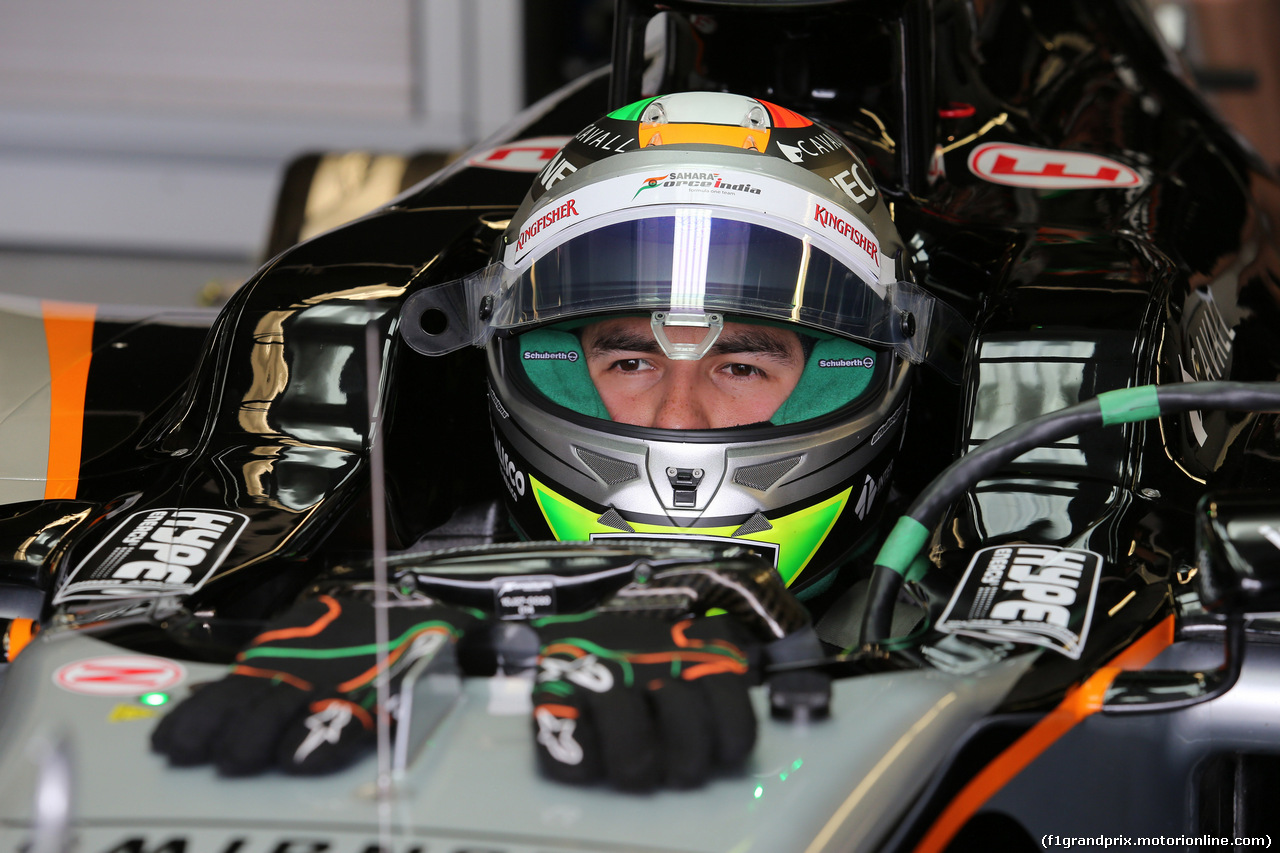 GP CANADA, 05.06.2015 - Prove Libere 2, sSergio Perez (MEX) Sahara Force India F1 VJM08