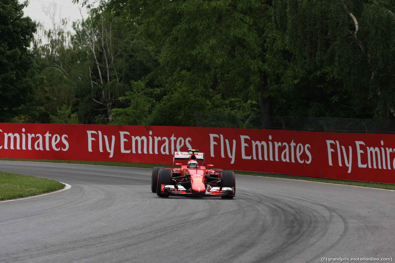 GP CANADA, 05.06.2015 - Prove Libere 2, Kimi Raikkonen (FIN) Ferrari SF15-T