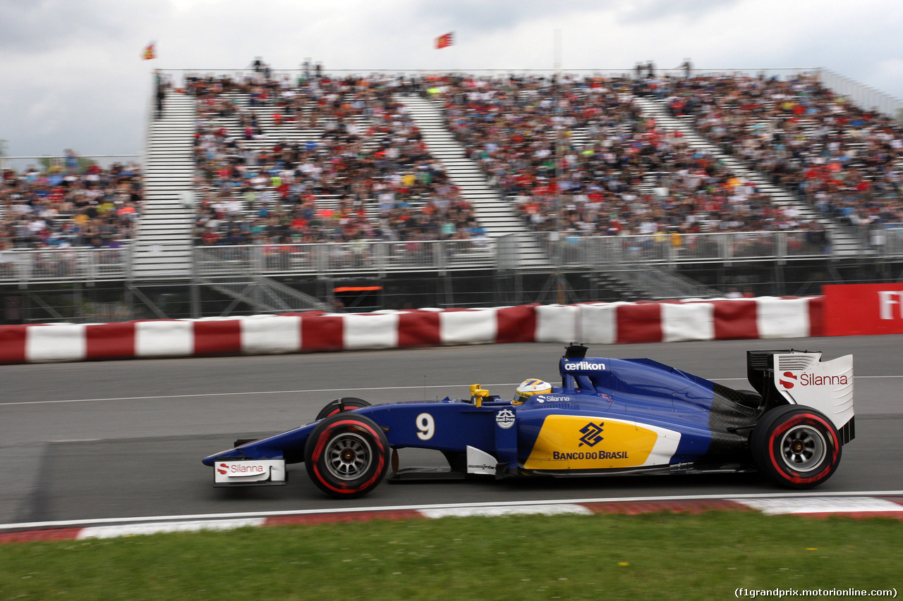 GP CANADA, 05.06.2015 - Prove Libere 2, Marcus Ericsson (SUE) Sauber C34