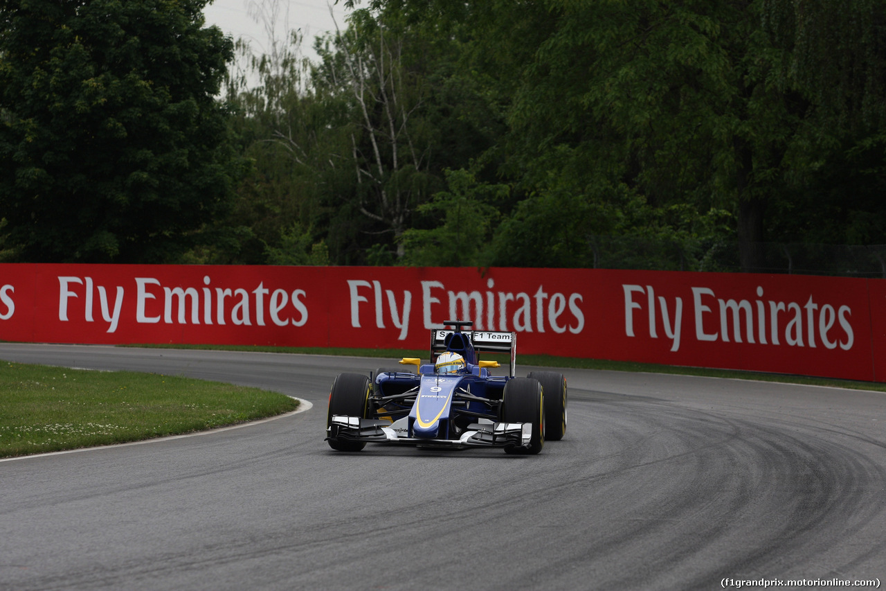 GP CANADA, 05.06.2015 - Prove Libere 2, Marcus Ericsson (SUE) Sauber C34