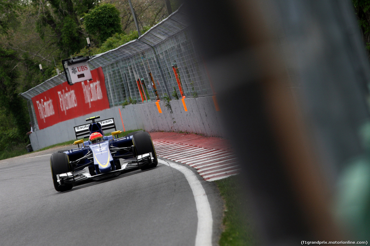 GP CANADA, 05.06.2015 - Prove Libere 2, Felipe Nasr (BRA) Sauber C34