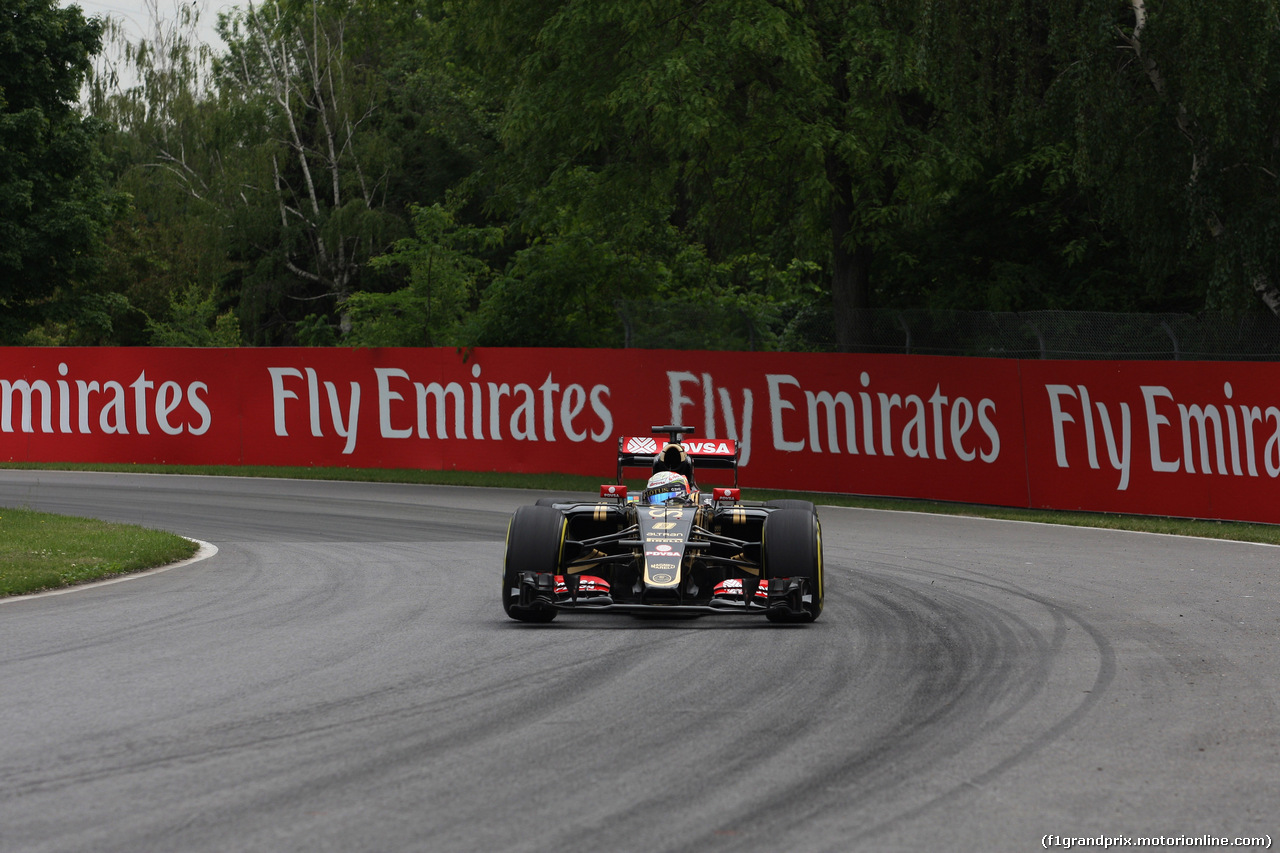 GP CANADA, 05.06.2015 - Prove Libere 2, Romain Grosjean (FRA) Lotus F1 Team E23