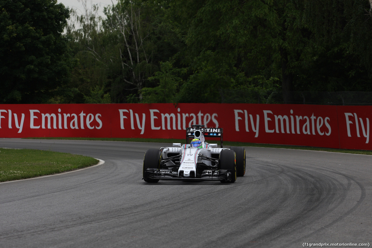 GP CANADA, 05.06.2015 - Prove Libere 2, Felipe Massa (BRA) Williams F1 Team FW37