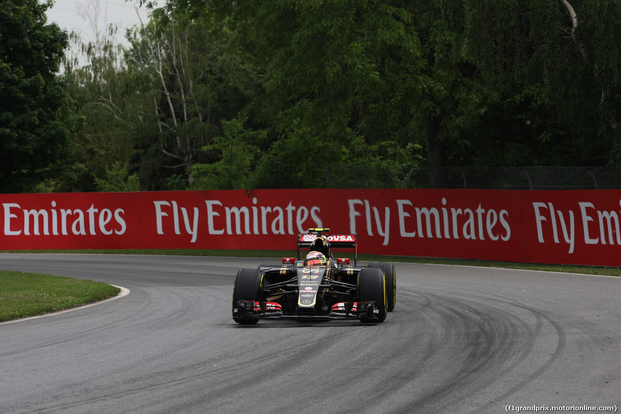 GP CANADA, 05.06.2015 - Prove Libere 2, Pastor Maldonado (VEN) Lotus F1 Team E23