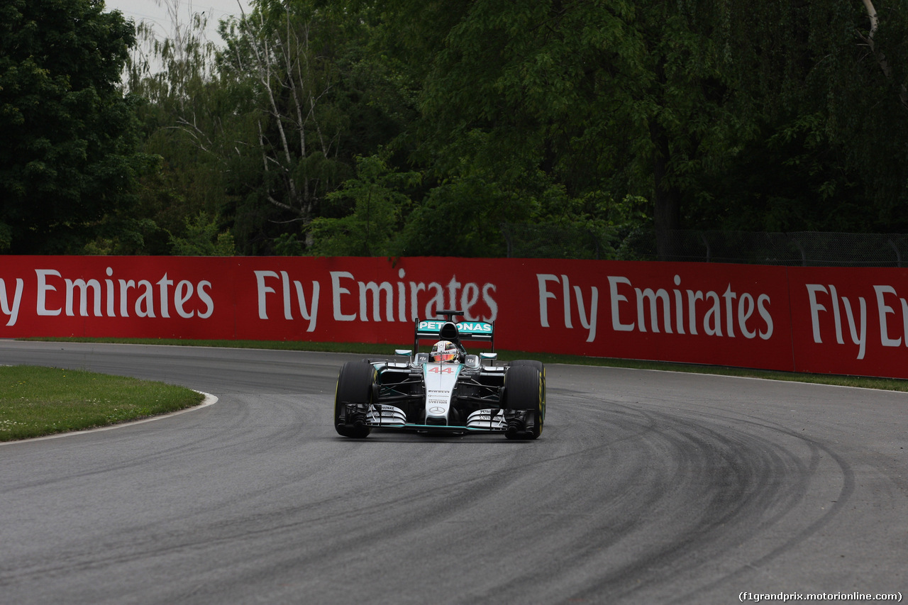 GP CANADA, 05.06.2015 - Prove Libere 2, Lewis Hamilton (GBR) Mercedes AMG F1 W06