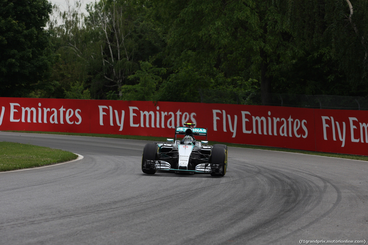 GP CANADA, 05.06.2015 - Prove Libere 2, Nico Rosberg (GER) Mercedes AMG F1 W06