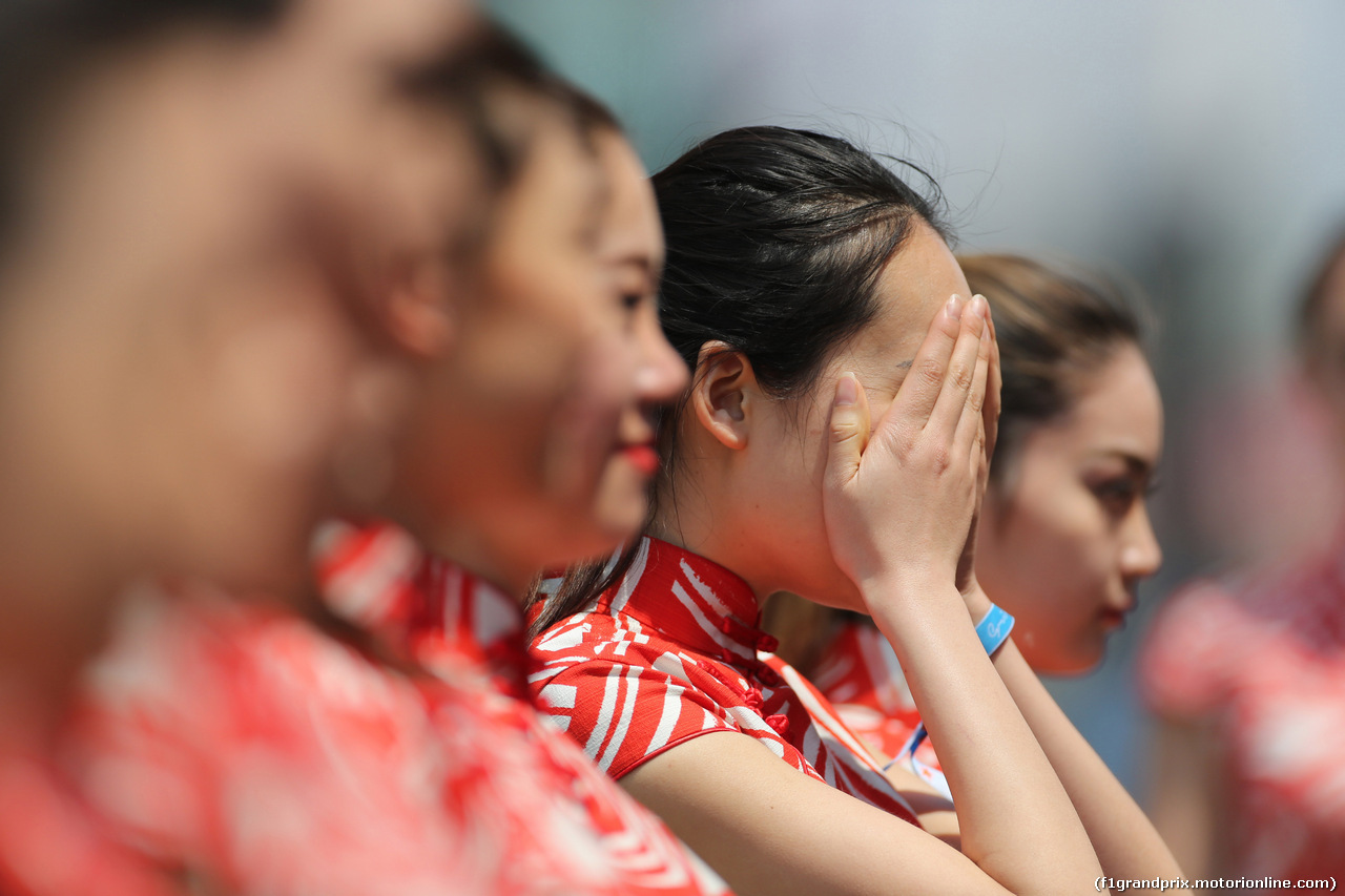 GP CINA, 12.04.2015 - griglia Ragazzas