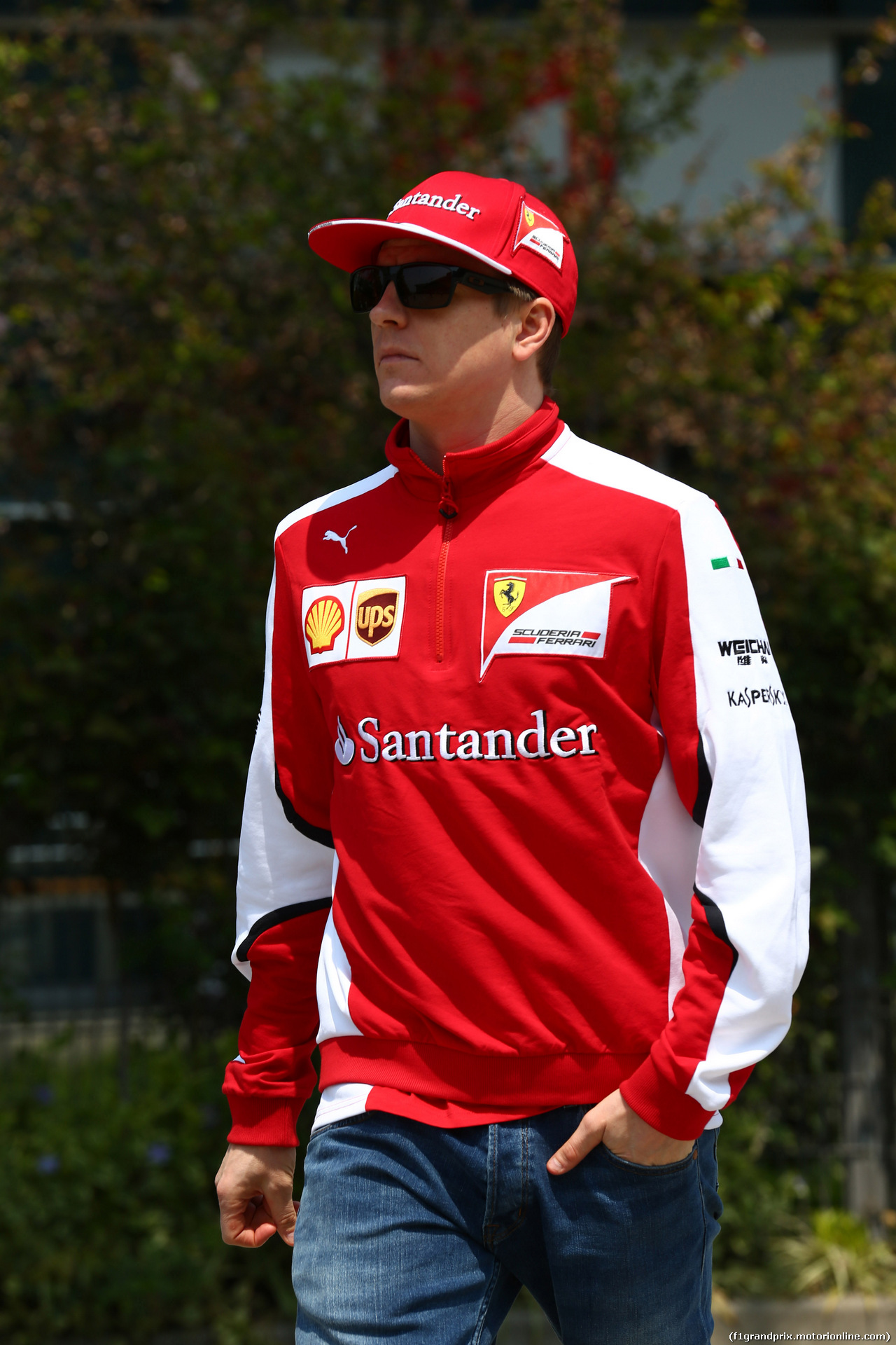 GP CINA, 12.04.2015 - Kimi Raikkonen (FIN) Ferrari SF15-T