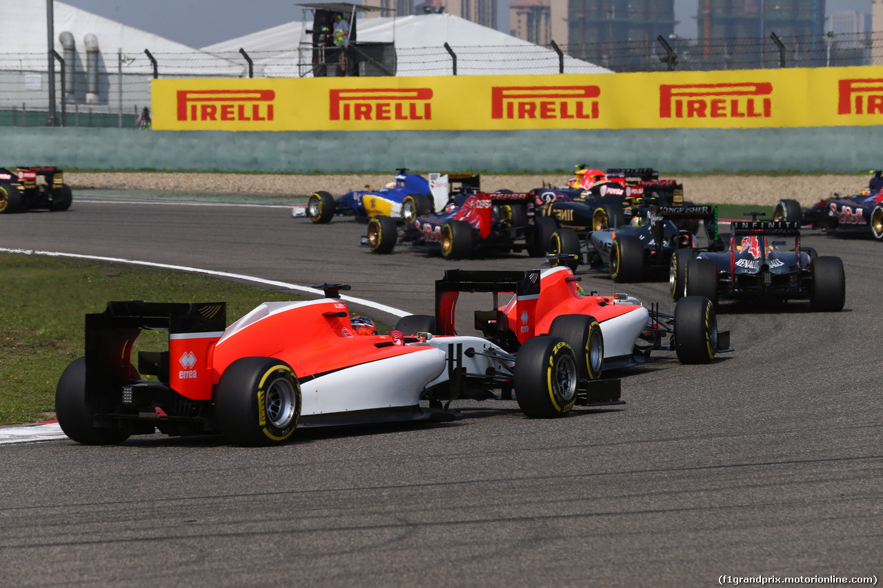 GP CINA, 12.04.2015 - Gara, William Stevens (GBR) Manor Marussia F1 Team