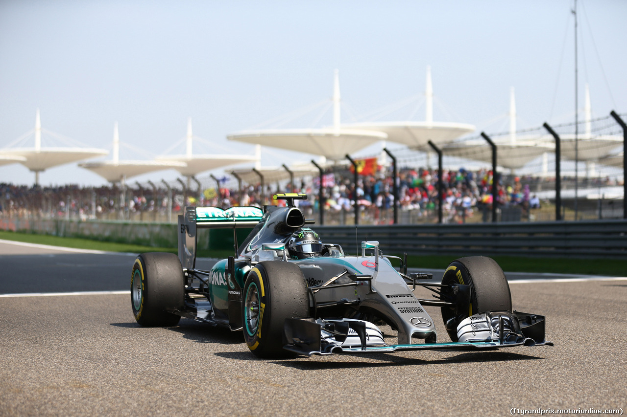 GP CINA, 12.04.2015 - Gara, Nico Rosberg (GER) Mercedes AMG F1 W06