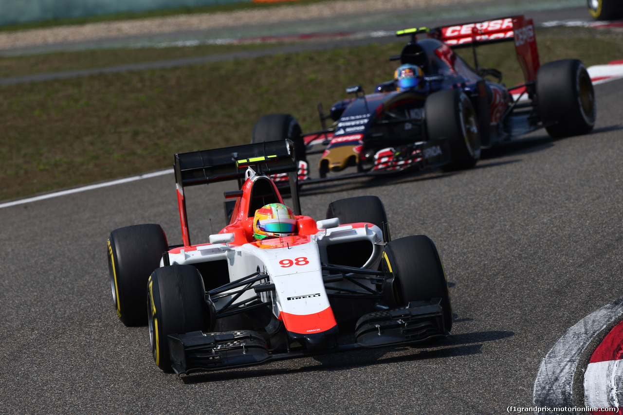 GP CINA, 12.04.2015 - Gara, Roberto Merhi (ESP) Manor Marussia F1 Team