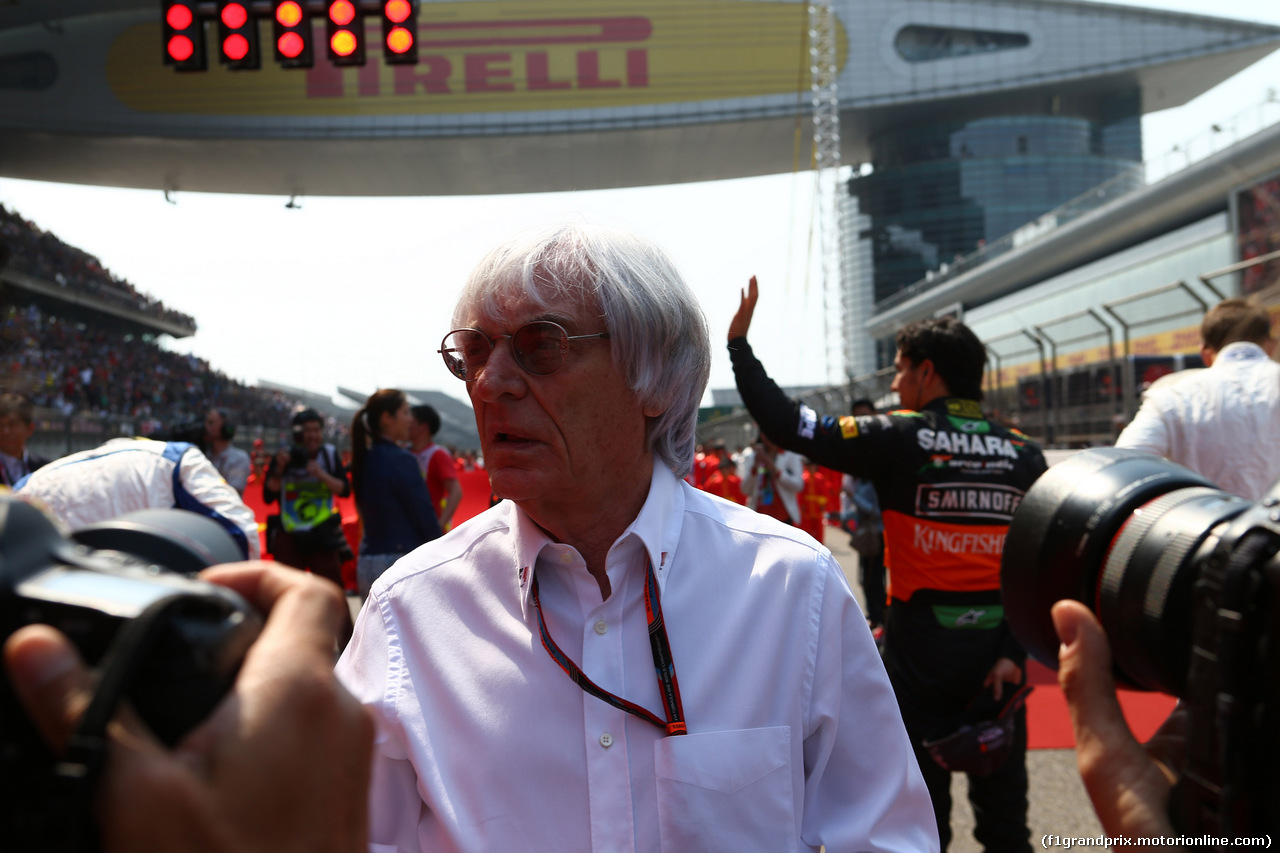 GP CINA, 12.04.2015 - Gara, Bernie Ecclestone (GBR), President e CEO of FOM