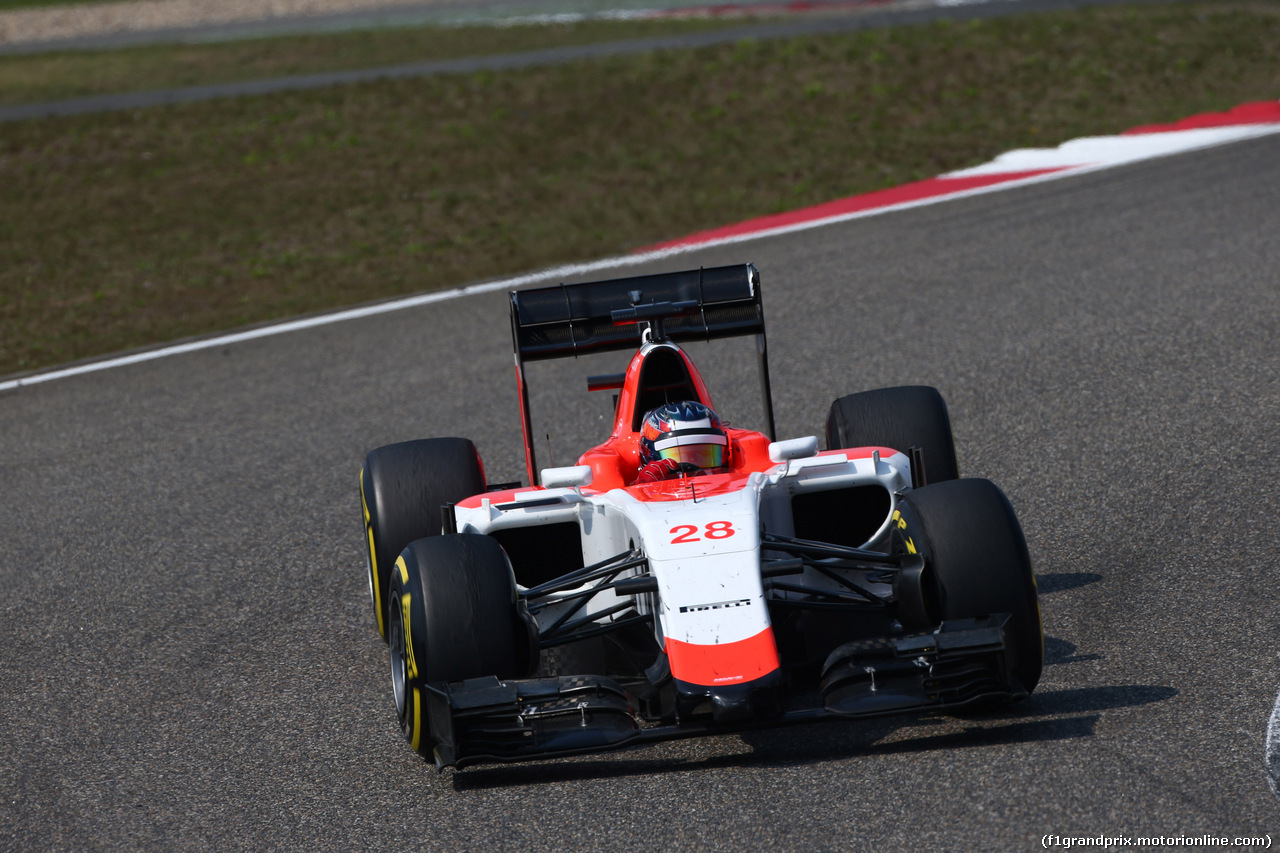 GP CINA, 12.04.2015 - Gara, William Stevens (GBR) Manor Marussia F1 Team