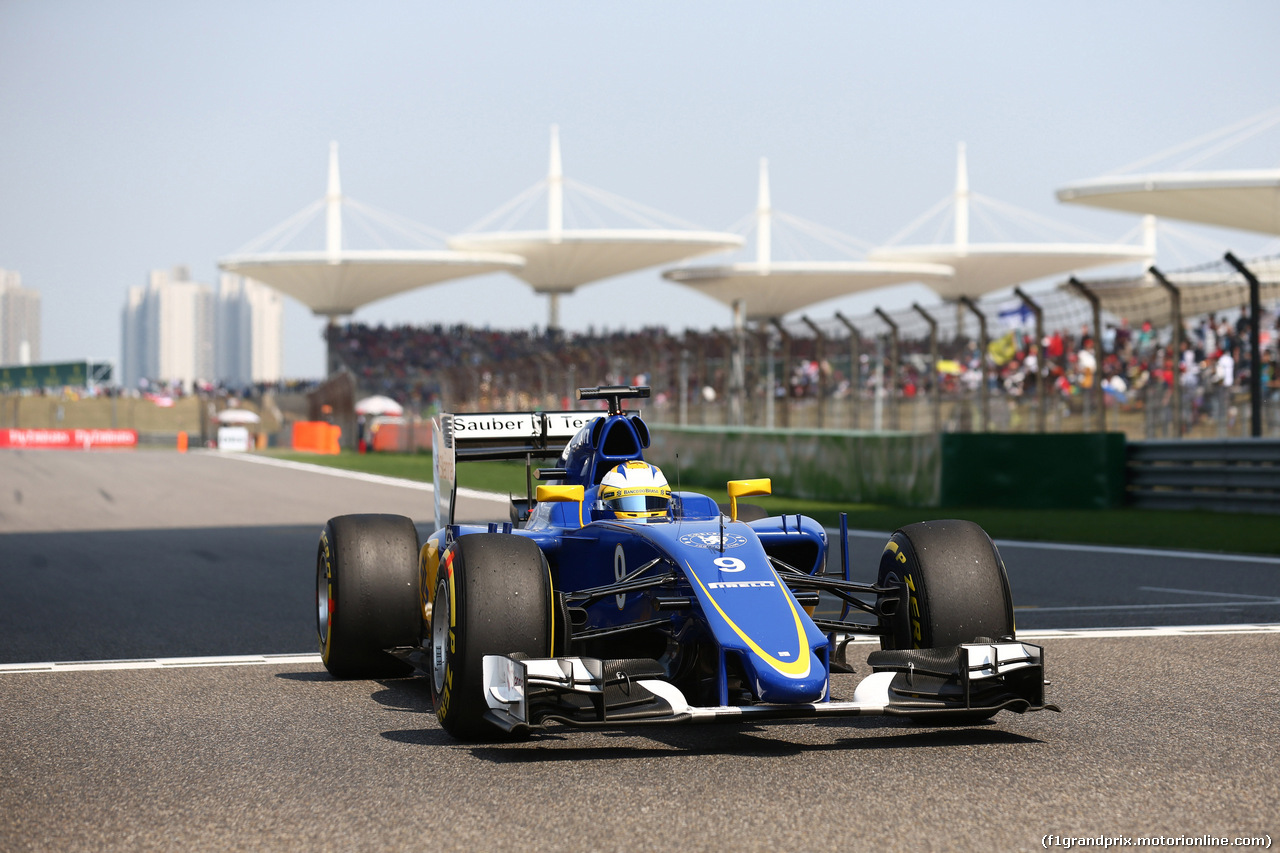 GP CINA, 12.04.2015 - Gara, Marcus Ericsson (SUE) Sauber C34