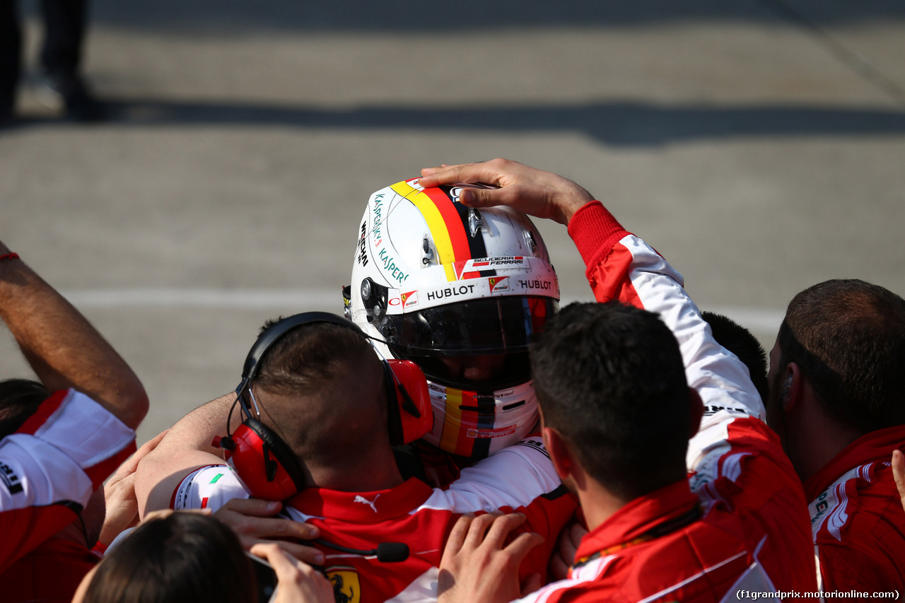 GP CINA, 12.04.2015 - Gara, terzo Sebastian Vettel (GER) Ferrari SF15-T