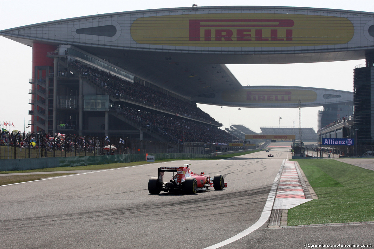 GP CINA, 12.04.2015 - Gara, Kimi Raikkonen (FIN) Ferrari SF15-T