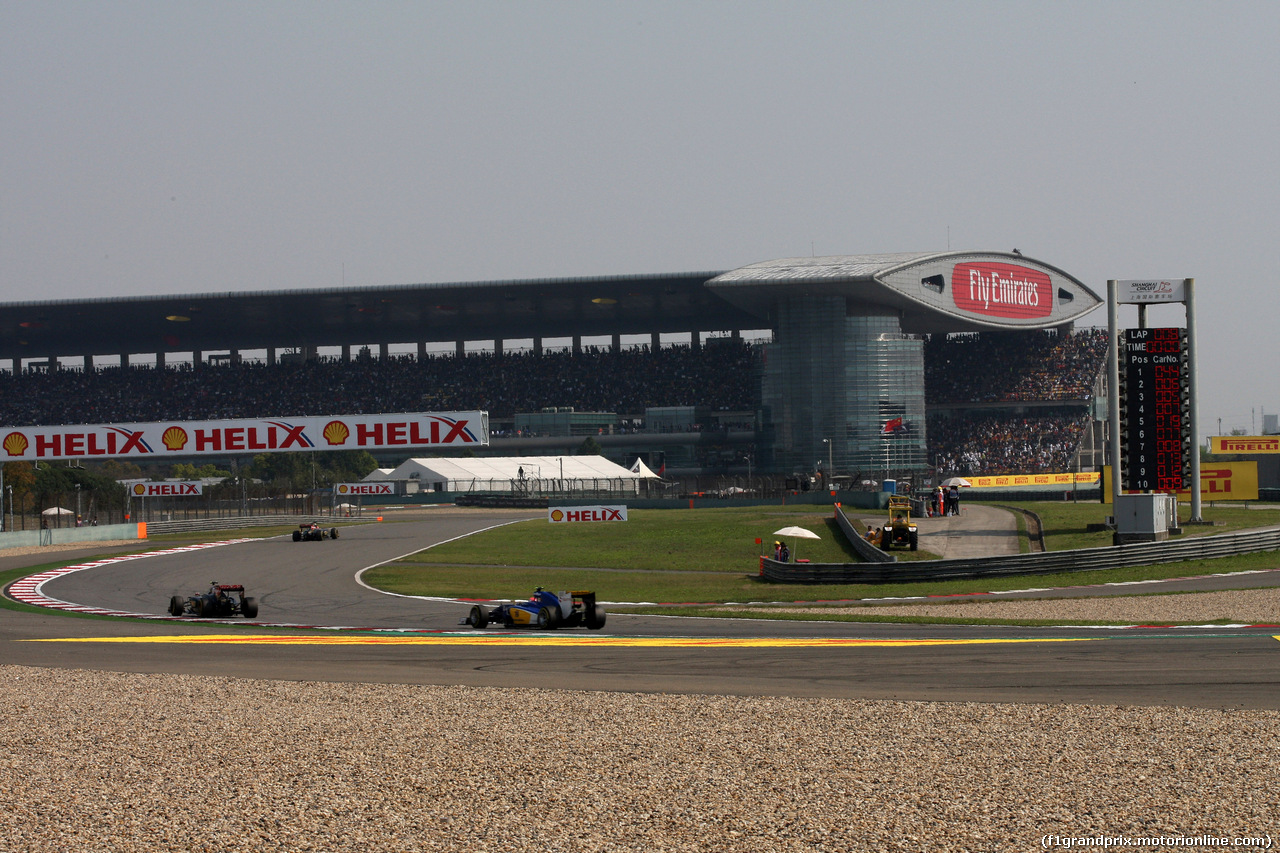 GP CINA, 12.04.2015 - Gara, Felipe Nasr (BRA) Sauber C34