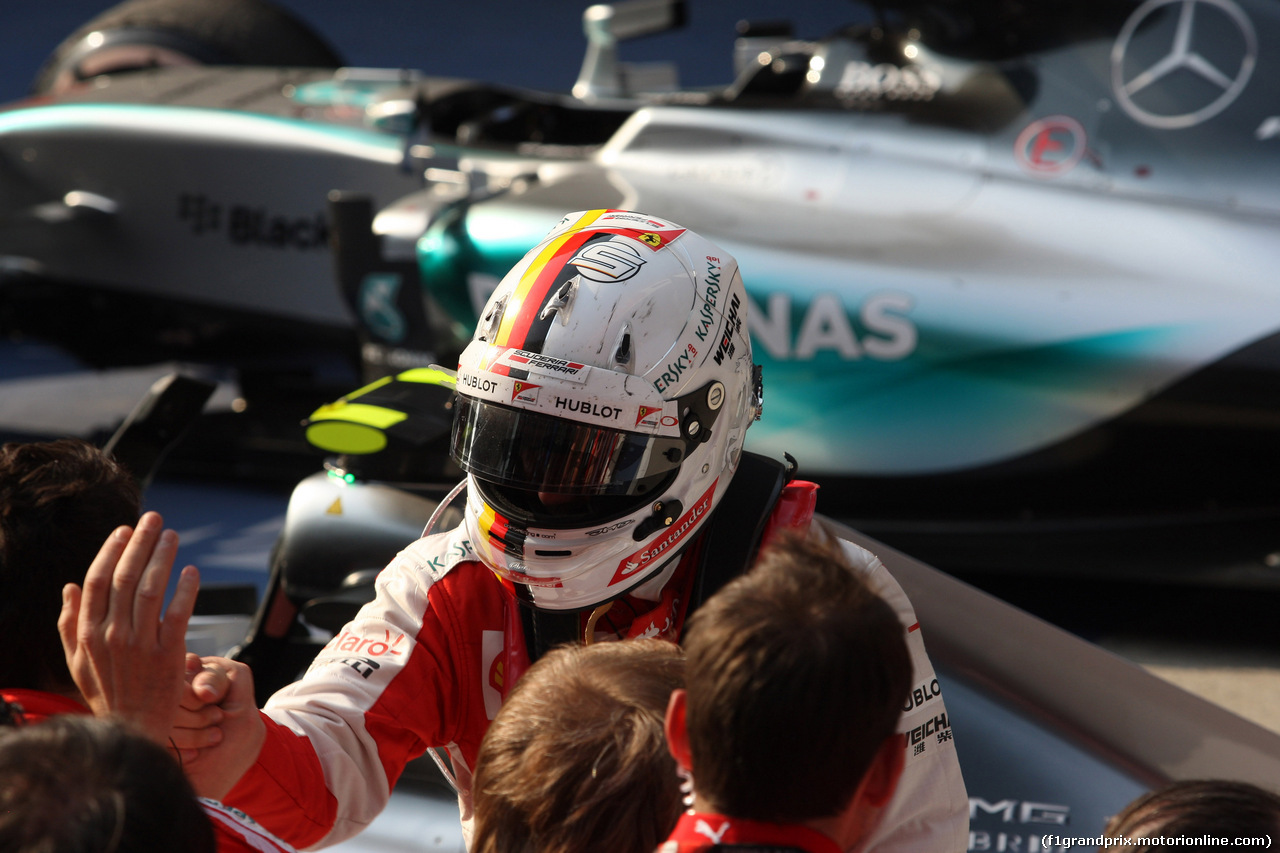 GP CINA, 12.04.2015 - Gara, terzo Sebastian Vettel (GER) Ferrari SF15-T