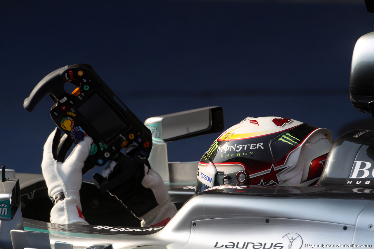 GP CINA, 12.04.2015 - Gara, Lewis Hamilton (GBR) Mercedes AMG F1 W06 vincitore