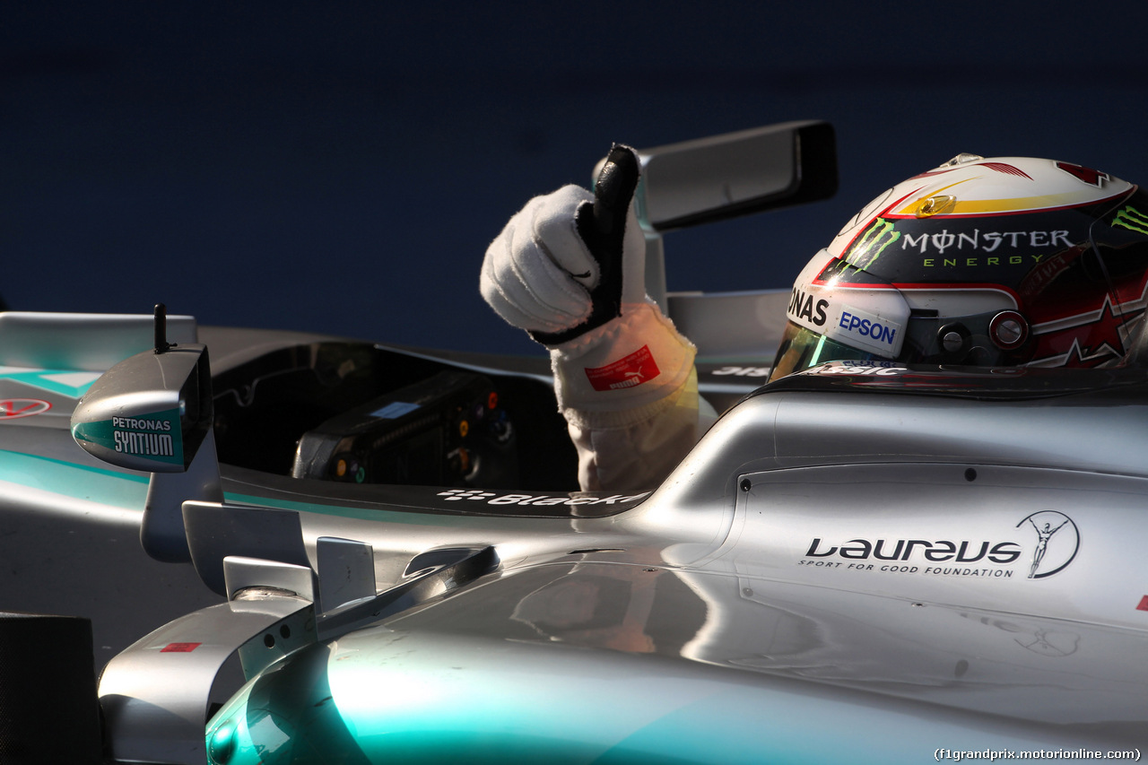 GP CINA, 12.04.2015 - Gara, Lewis Hamilton (GBR) Mercedes AMG F1 W06 vincitore