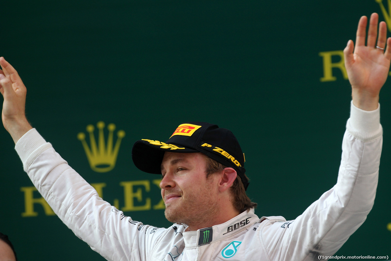 GP CINA, 12.04.2015 - Gara, secondo Nico Rosberg (GER) Mercedes AMG F1 W06
