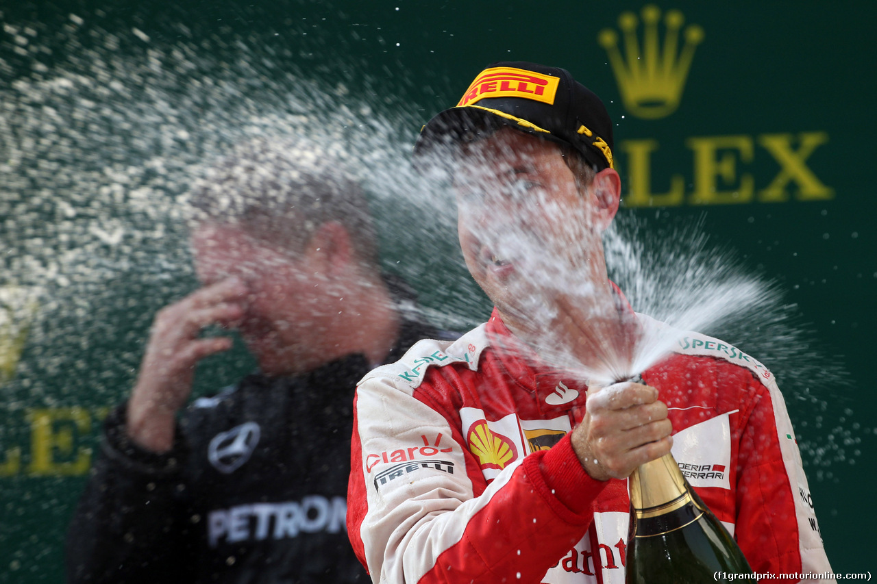GP CINA, 12.04.2015 - Gara, terzo Sebastian Vettel (GER) Ferrari SF15-T