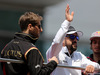 GP CINA, 12.04.2015 - Drivers parade, Romain Grosjean (FRA) Lotus F1 Team E23, Fernando Alonso (ESP) McLaren Honda MP4-30 e Carlos Sainz Jr (ESP) Scuderia Toro Rosso STR10