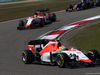 GP CINA, 12.04.2015 - Gara, Roberto Merhi (ESP) Manor Marussia F1 Team davanti a William Stevens (GBR) Manor Marussia F1 Team