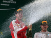 GP CINA, 12.04.2015 - Gara, terzo Sebastian Vettel (GER) Ferrari SF15-T e secondo Nico Rosberg (GER) Mercedes AMG F1 W06