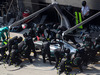 GP CINA, 12.04.2015 - Gara, Pit stop, Lewis Hamilton (GBR) Mercedes AMG F1 W06