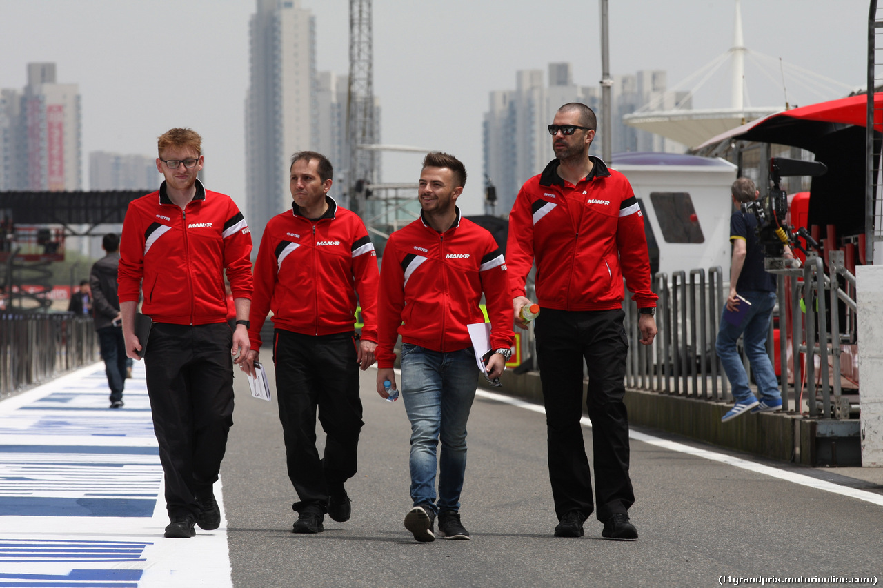 GP CINA, 09.04.2015 - William Stevens (GBR) Manor Marussia F1 Team