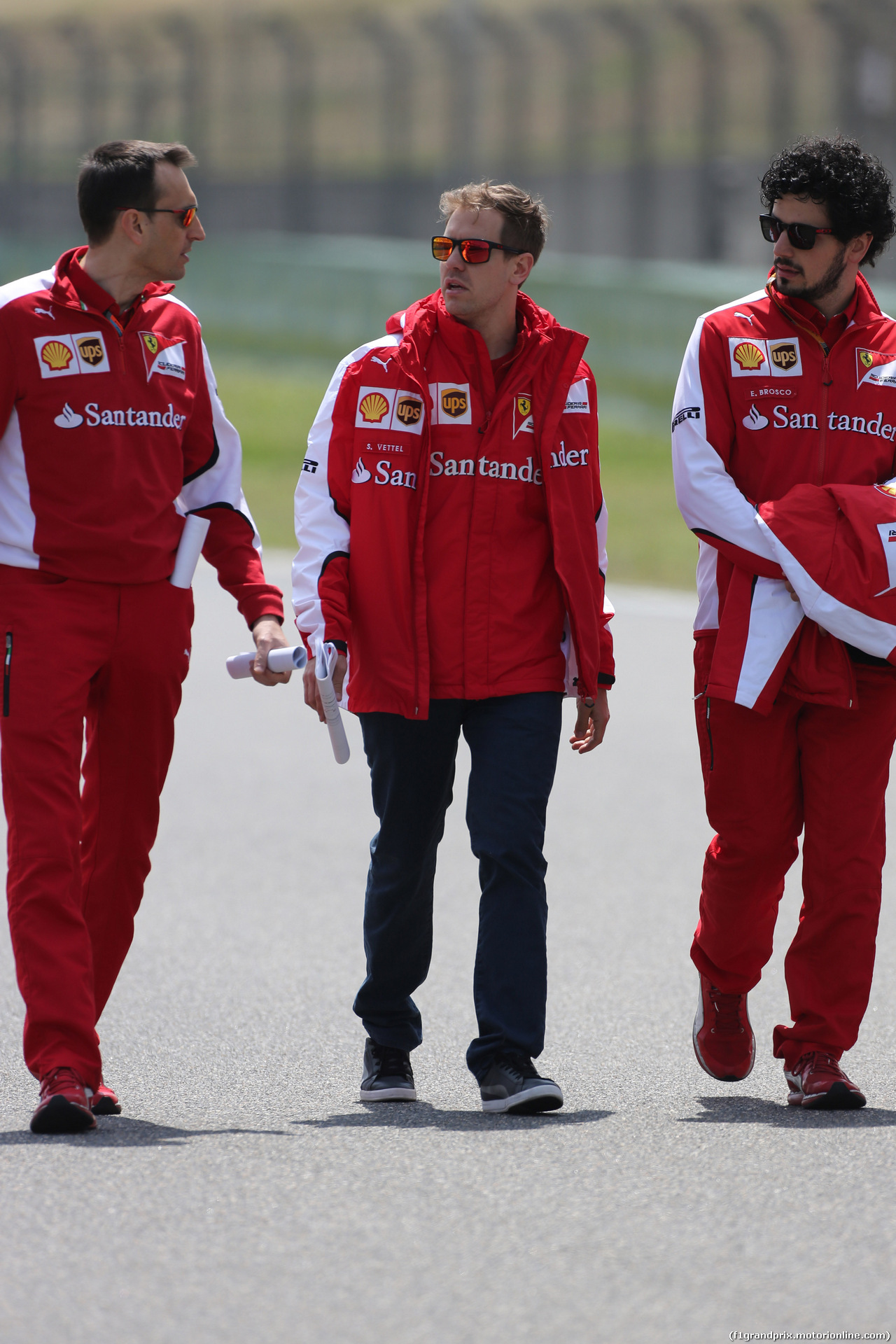 GP CINA, 09.04.2015 - Sebastian Vettel (GER) Ferrari SF15-T