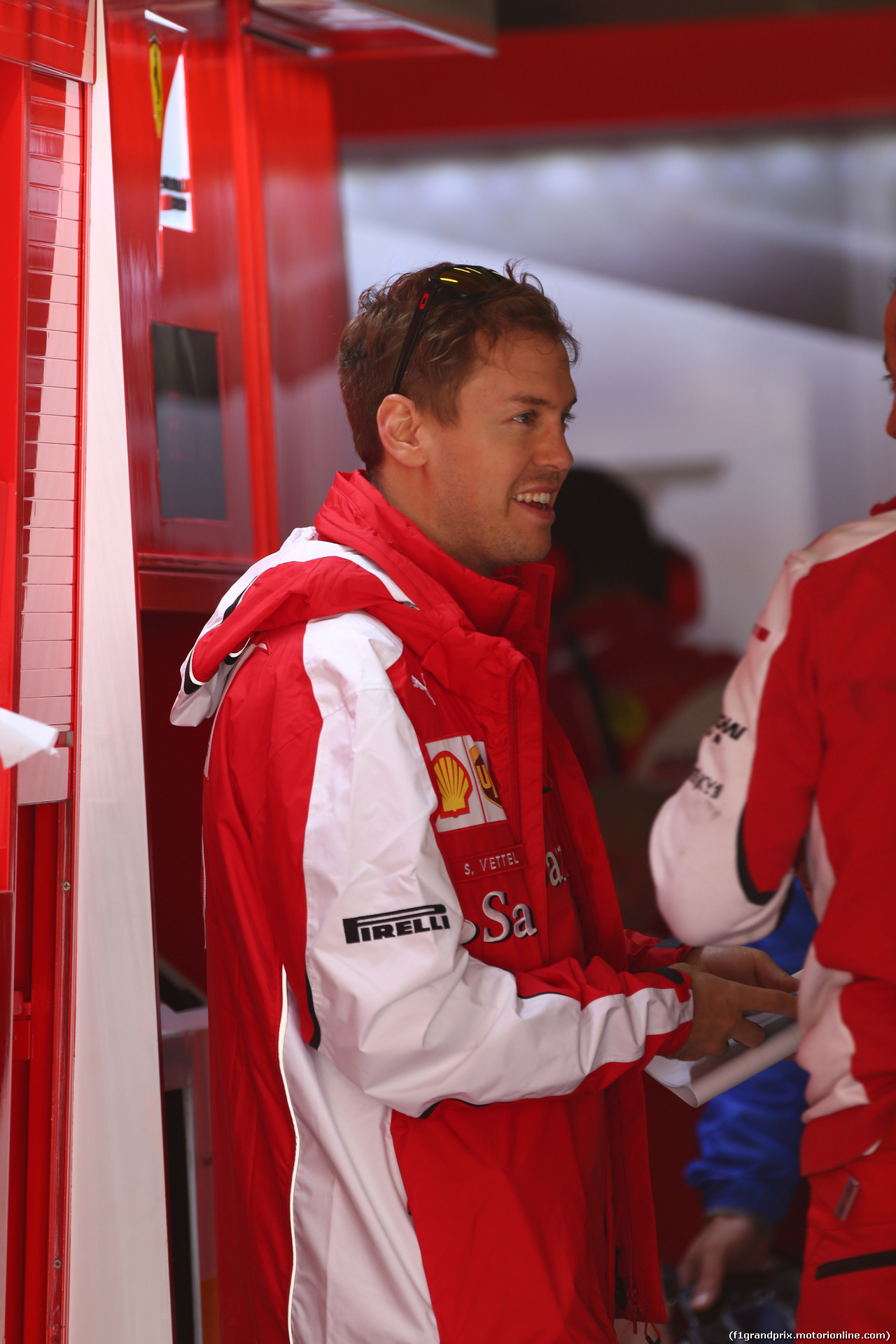 GP CINA, 09.04.2015 - Sebastian Vettel (GER) Ferrari SF15-T