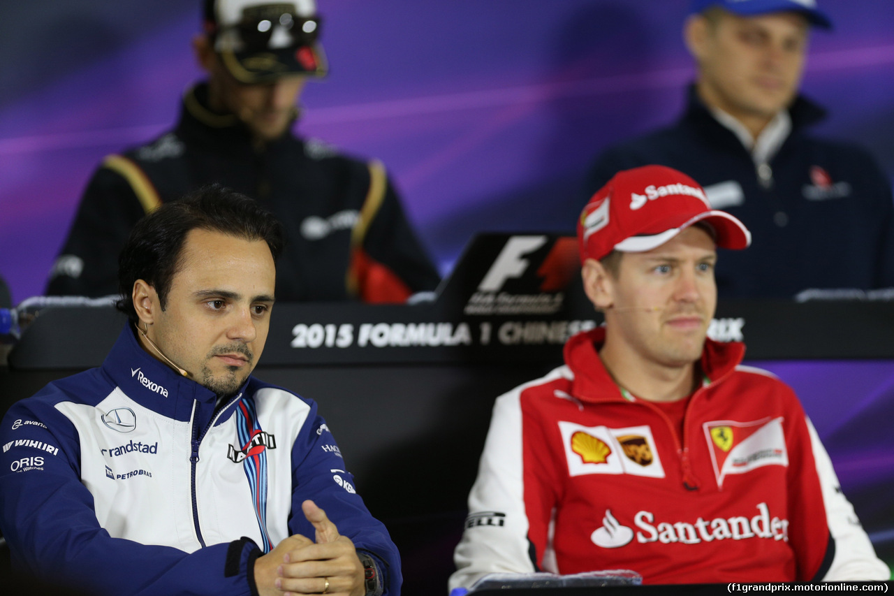 GP CINA, 09.04.2015 - Sebastian Vettel (GER) Ferrari SF15-T