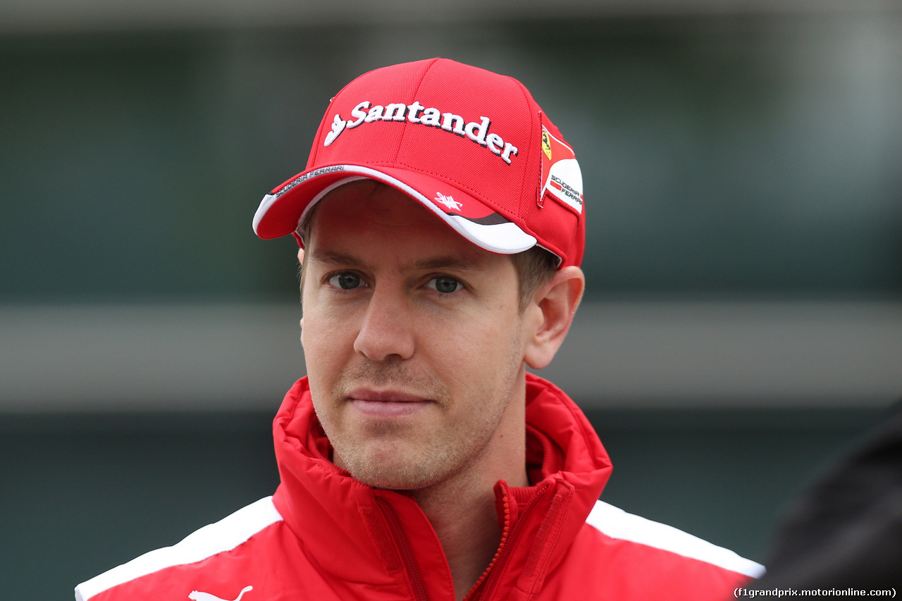 GP CINA, 09.04.2015 - Sebastian Vettel (GER) Ferrari SF15-T