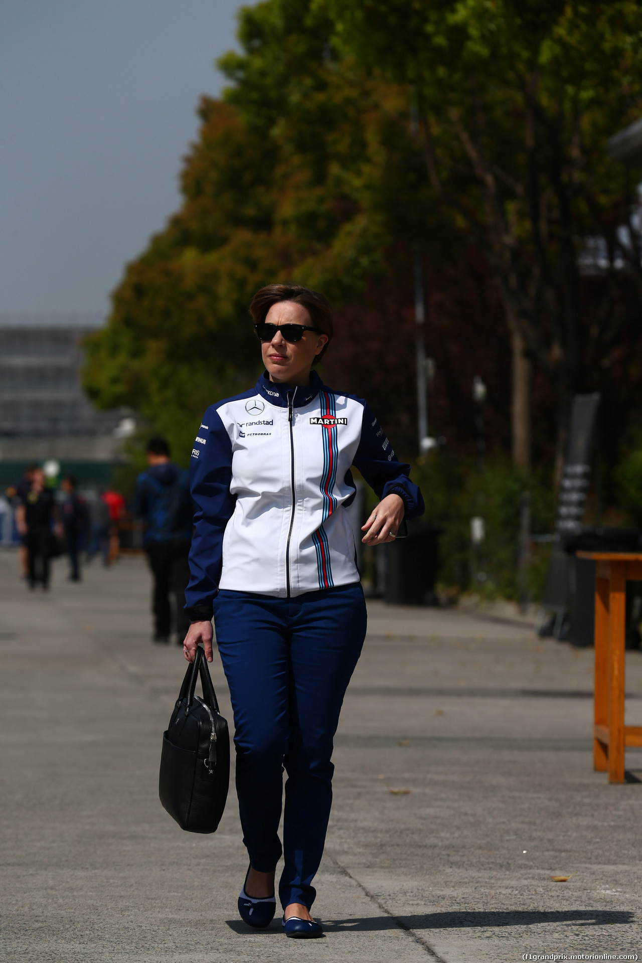 GP CINA, 11.04.2015 - Claire Williams (GBR) Williams Deputy Team Principal.
