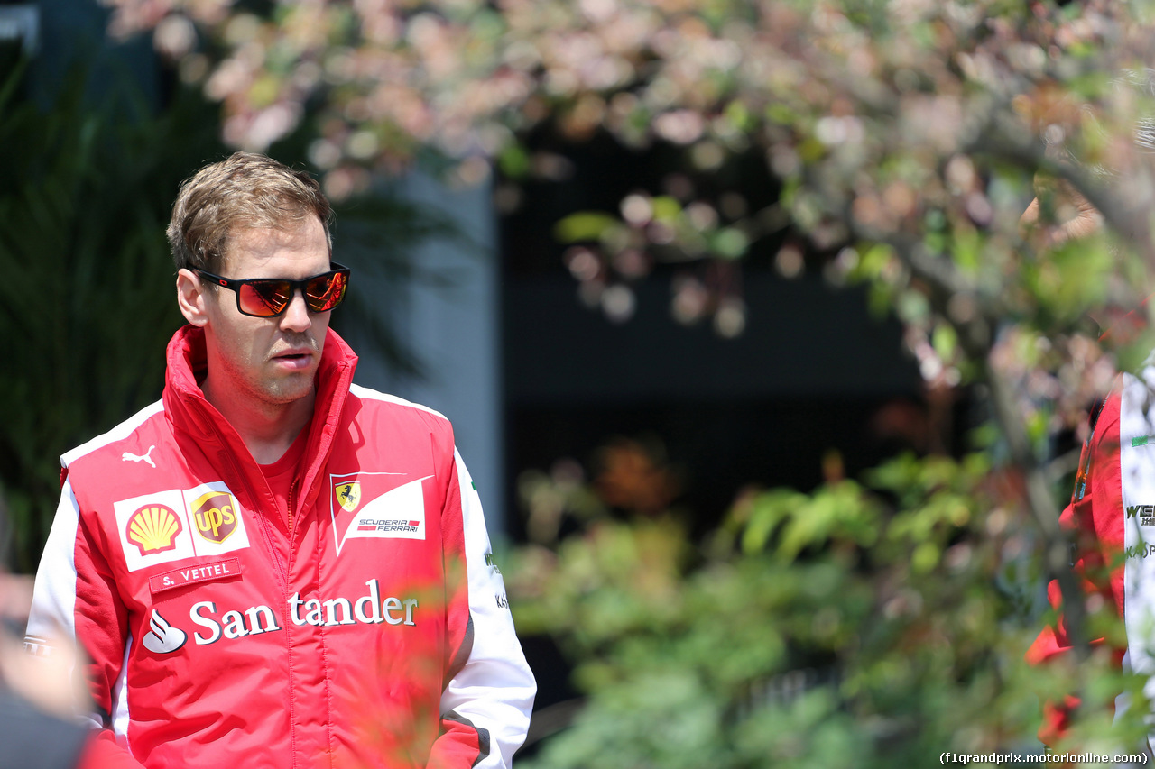 GP CINA, 11.04.2015 - Prove Libere 3, Sebastian Vettel (GER) Ferrari SF15-T