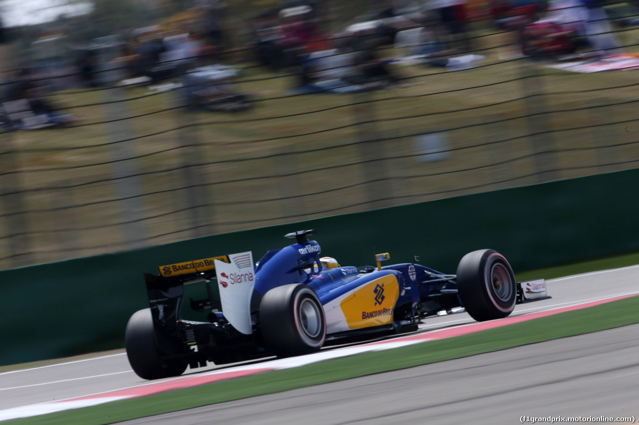 GP CINA, 11.04.2015 - Prove Libere 3, Marcus Ericsson (SUE) Sauber C34