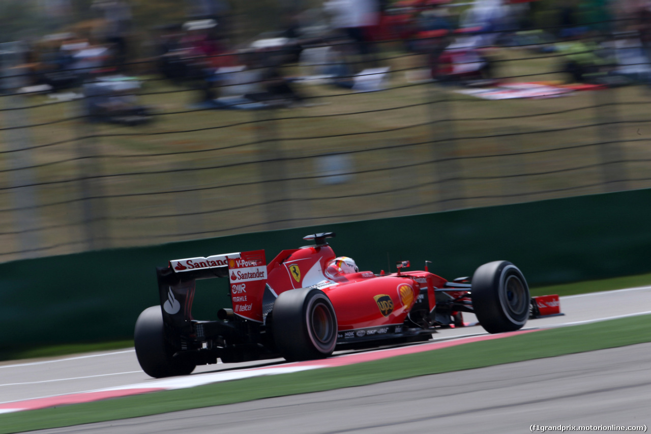 GP CINA, 11.04.2015 - Prove Libere 3, Sebastian Vettel (GER) Ferrari SF15-T