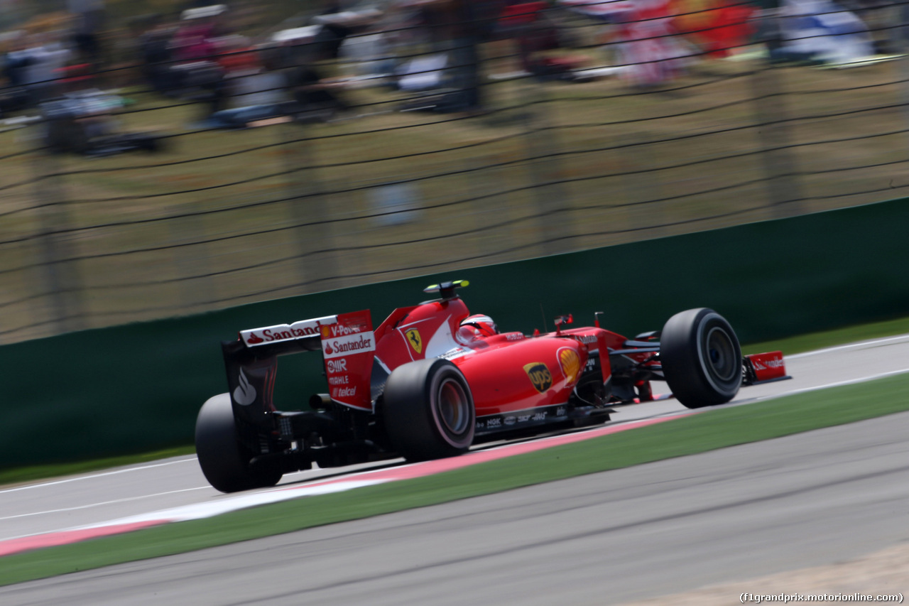 GP CINA, 11.04.2015 - Prove Libere 3, Kimi Raikkonen (FIN) Ferrari SF15-T