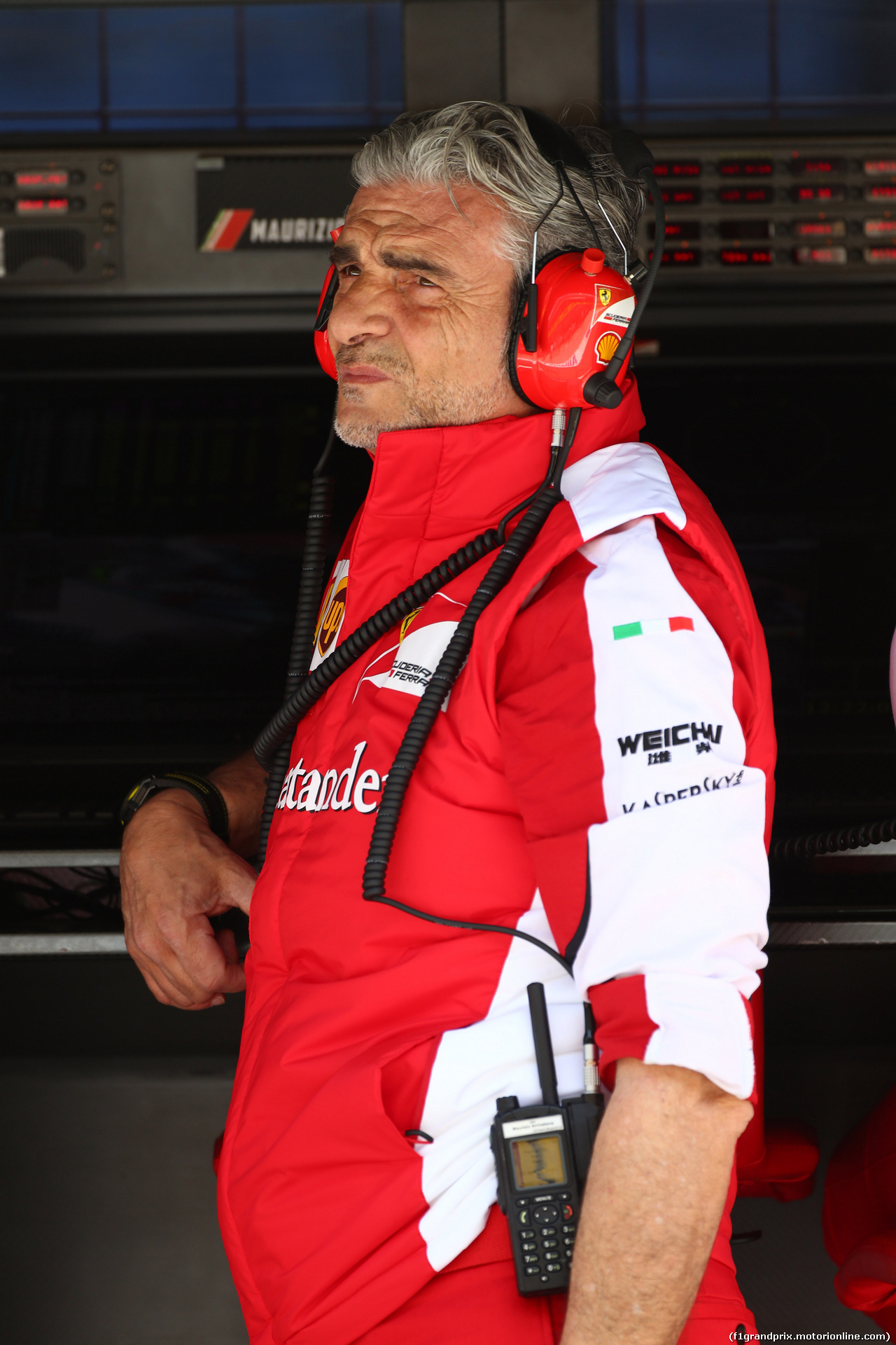GP CINA, 11.04.2015 - Prove Libere 3, Maurizio Arrivabene (ITA) Ferrari Team Principal