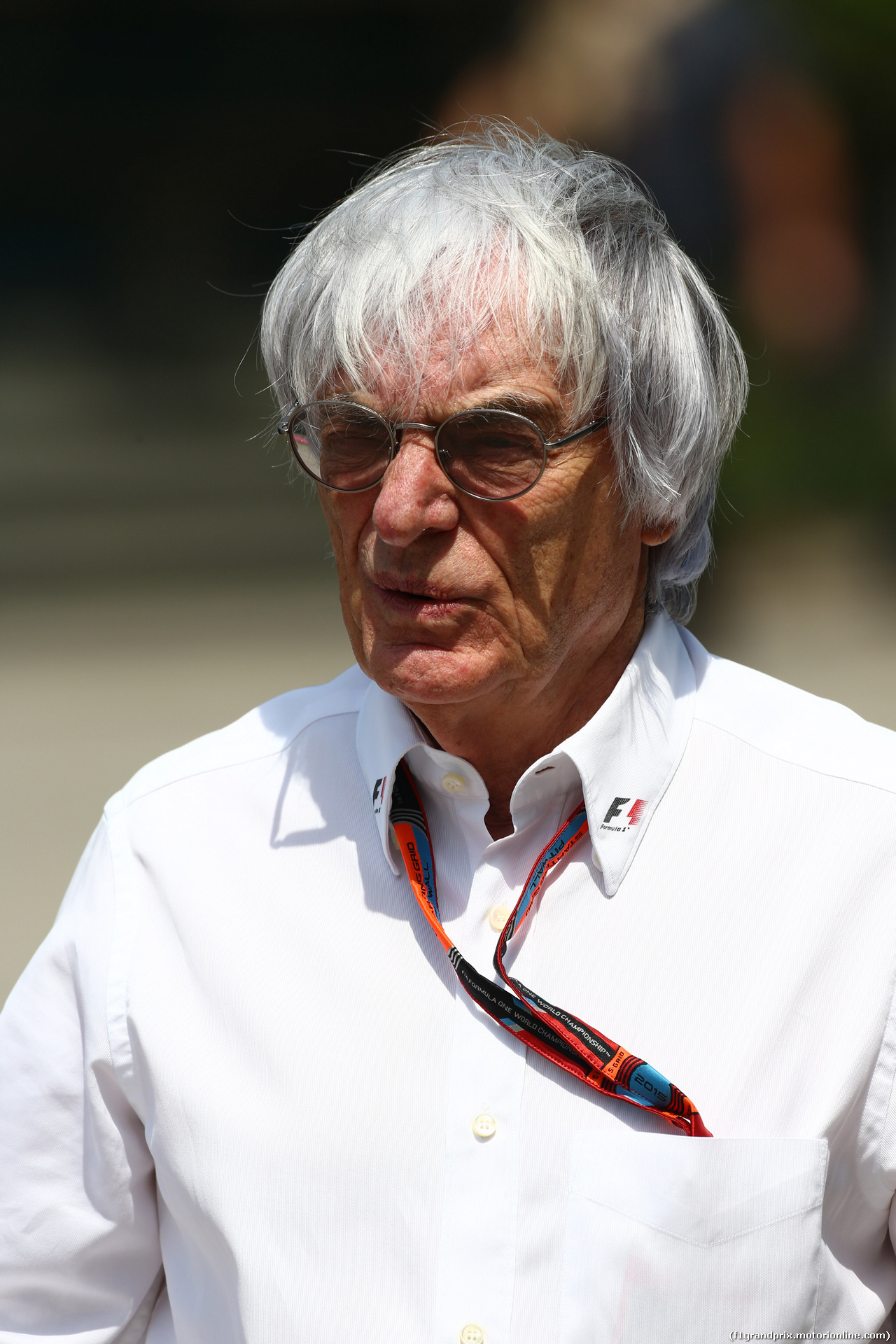 GP CINA, 11.04.2015 - Prove Libere 3, Bernie Ecclestone (GBR), President e CEO of FOM