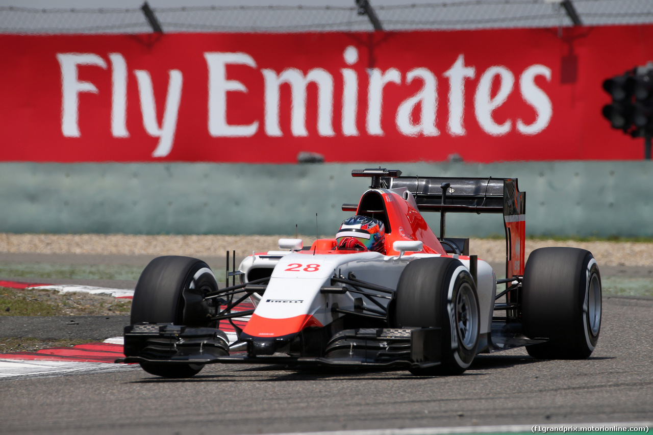 GP CINA, 11.04.2015 - Prove Libere 3, William Stevens (GBR) Manor Marussia F1 Team