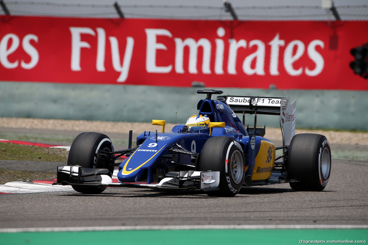 GP CINA, 11.04.2015 - Prove Libere 3, Marcus Ericsson (SUE) Sauber C34