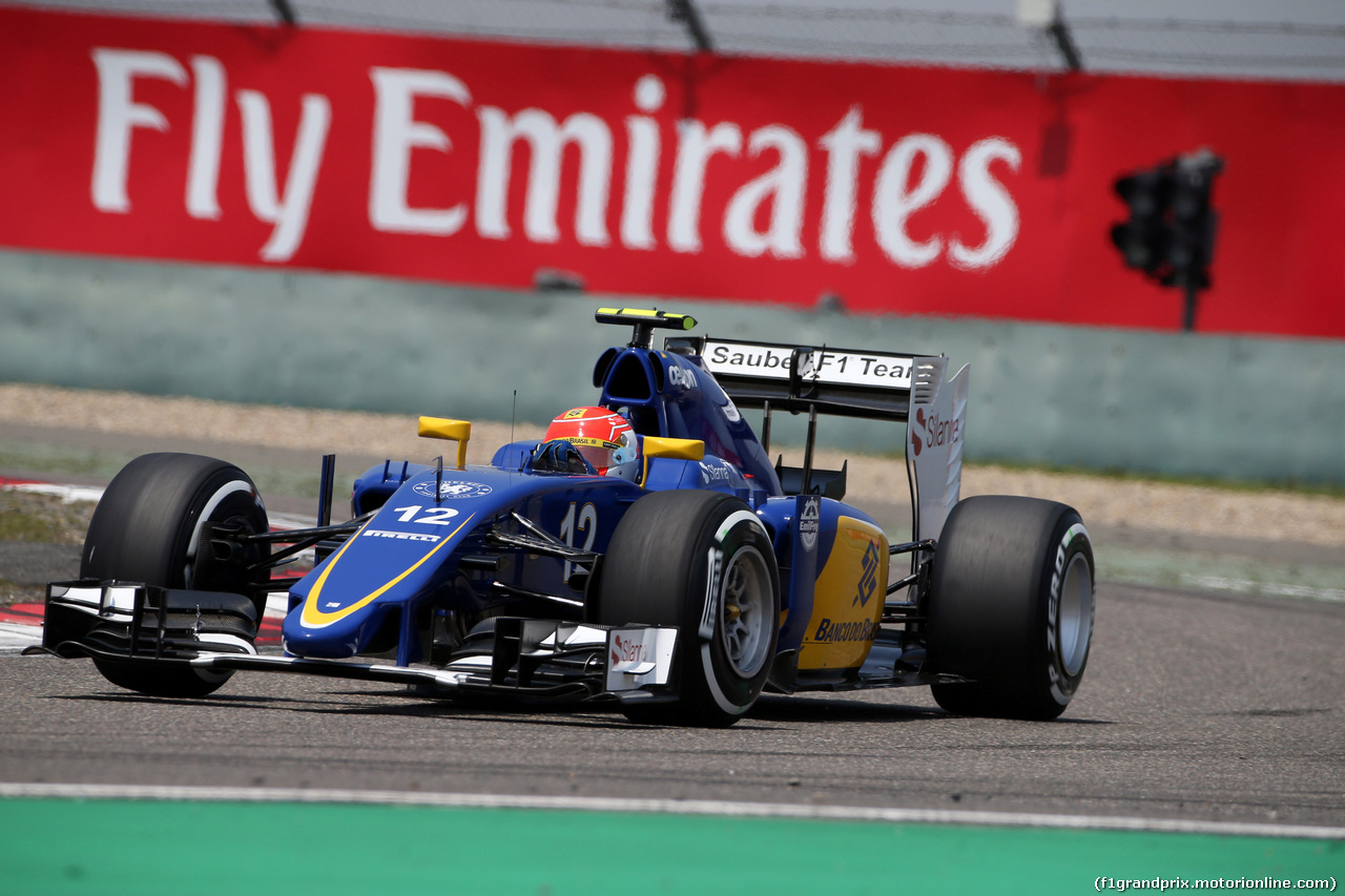GP CINA, 11.04.2015 - Prove Libere 3, Felipe Nasr (BRA) Sauber C34
