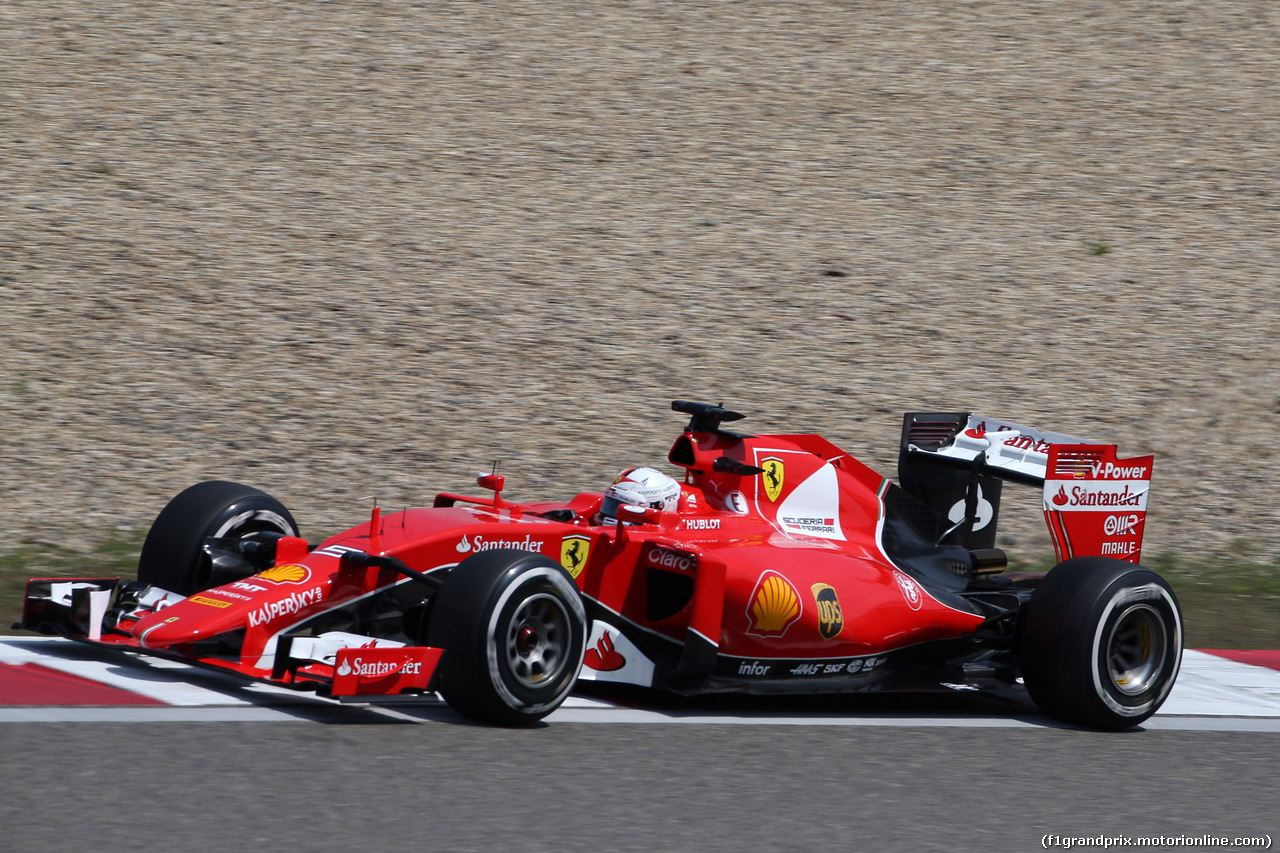 GP CINA, 11.04.2015 - Prove Libere 3, Sebastian Vettel (GER) Ferrari SF15-T