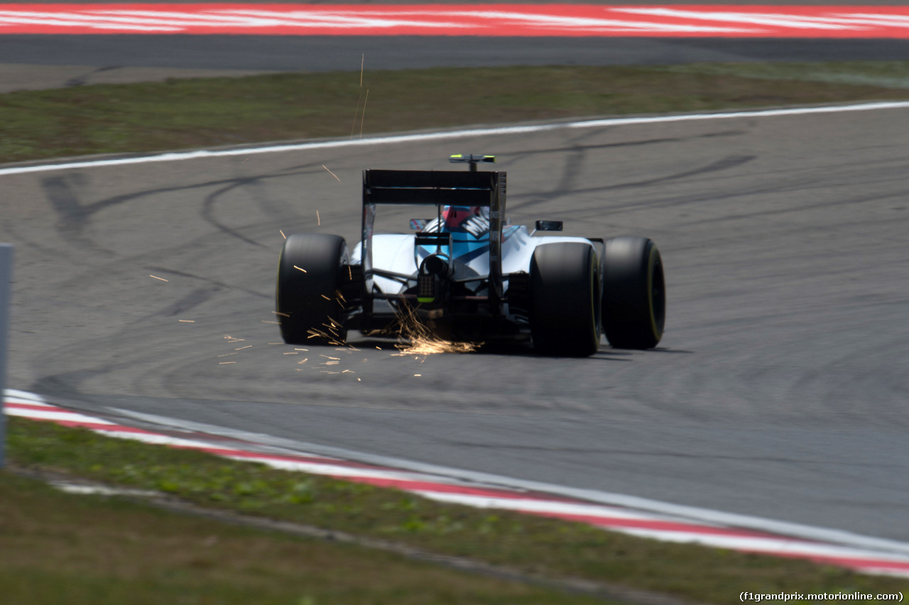 GP CINA, 11.04.2015 - Prove Libere 3, Valtteri Bottas (FIN) Williams F1 Team FW37