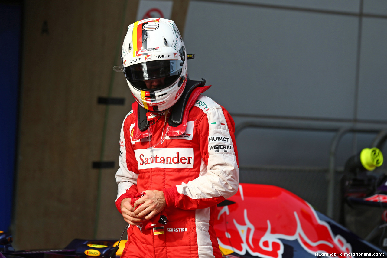 GP CINA, 11.04.2015 - Qualifiche, terzo Sebastian Vettel (GER) Ferrari SF15-T
